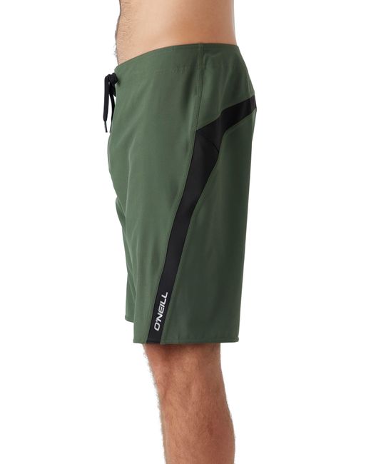 O'neill Sportswear Green Superfreak Solid 21 Water Resistant Swim Trunks for men