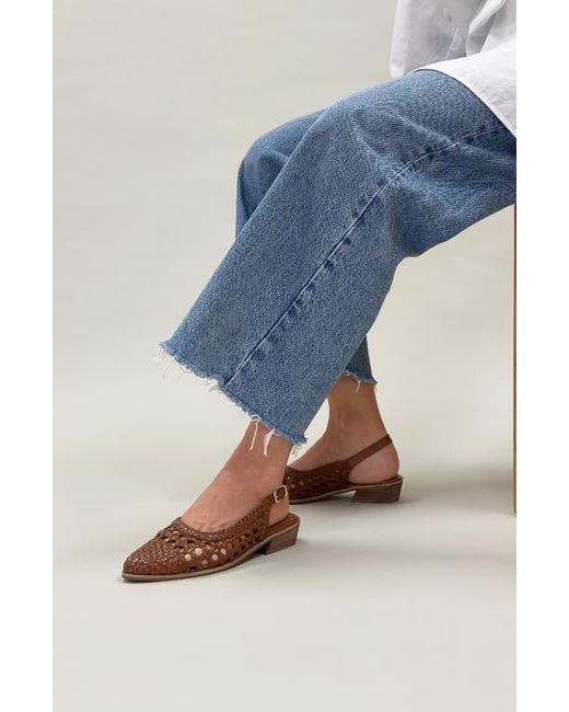 Seychelles Brown Roxanne Slingback Flat