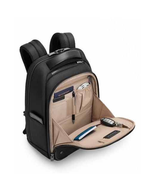 Briggs & Riley Black @Work Slim Backpack