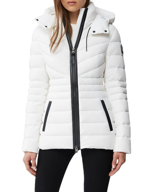 Mackage Patsy Lightweight Down Jacket With Removable Hood In Black - Women