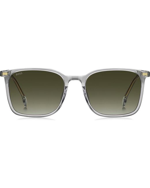 Boss Green 55Mm Square Sunglasses for men