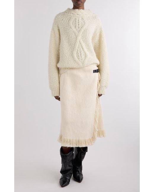 Isabel Marant Natural Romane Alpaca Blend Sweater