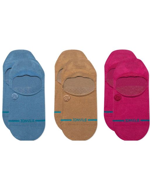Stance Multicolor Icon 3-pack No-show Liner Socks for men