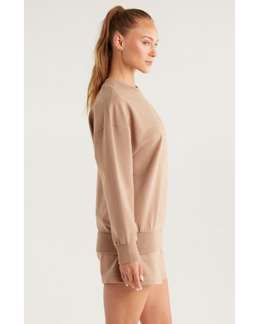 Recess x Zella Natural Courtside Oversize Sweatshirt