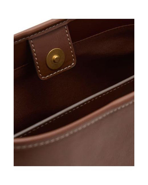 Mango Brown Large Bucket Bag