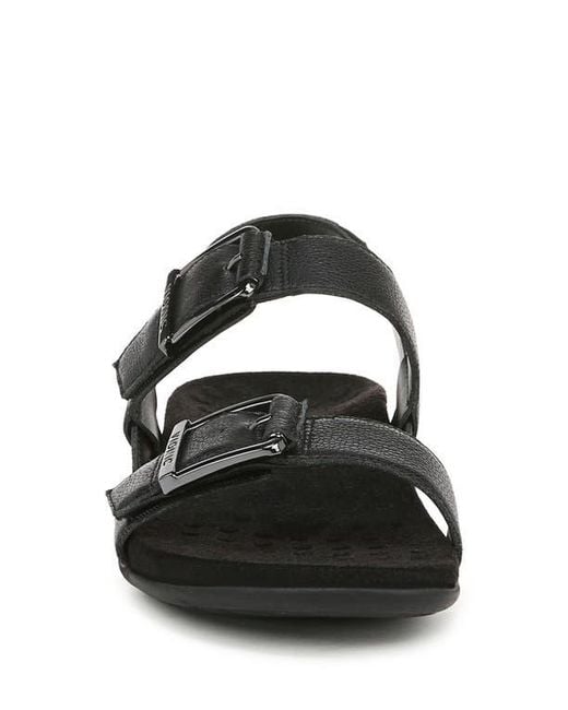 Vionic Black Reese Slingback Sandal