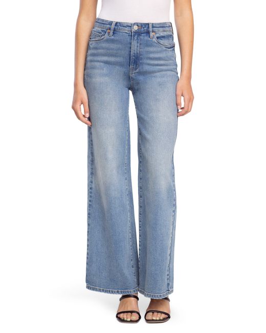 Blank NYC The Franklin Rib Cage Wide Leg Jeans in Blue | Lyst