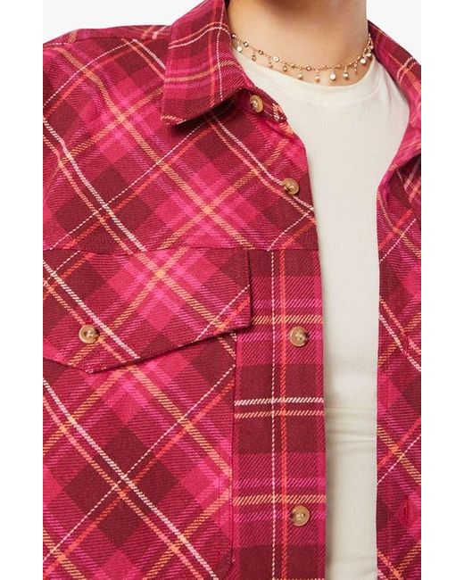 Mother Red The Lazy Sunday Plaid Shirt