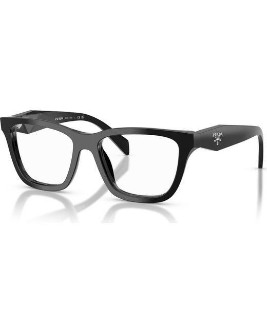 Prada Black 52Mm Butterfly Optical Glasses