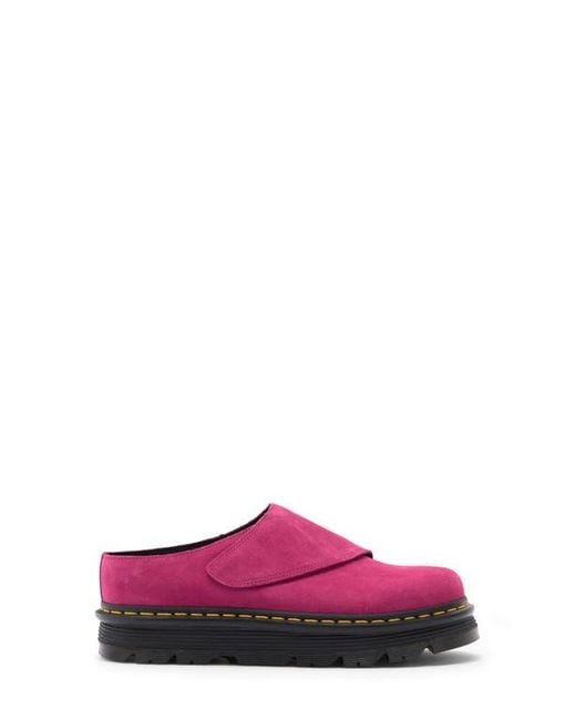 Dr. Martens Pink Zebzag Water Resistant Slingback Clog