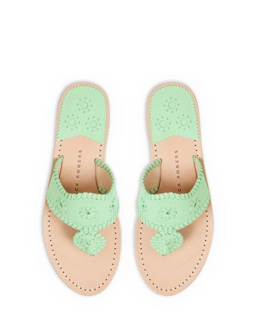 Jack Rogers Green Jacks Flat Sandal