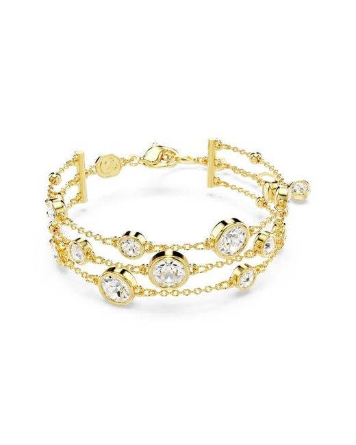 Swarovski Metallic Imber Layered Bracelet