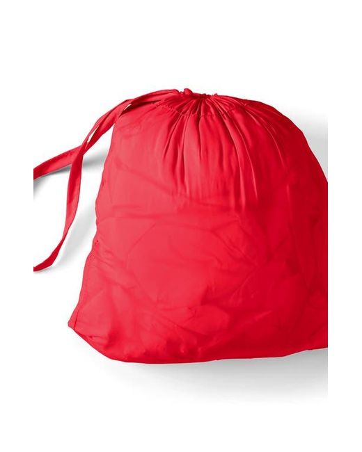 Lands' End Red Wanderweight Ultralight Packable Down Jacket