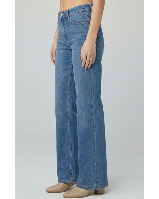 Apny Blue Mini Bootcut Jeans