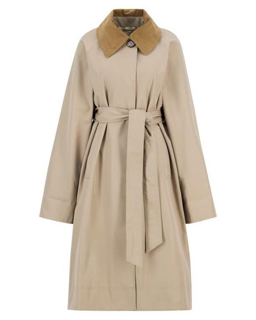 Barbour Natural Reagan Water Resistant Twill Coat