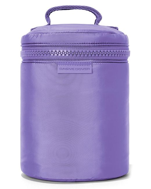Dagne Dover Purple Large Mila Repreve® Recycled Polyester Toiletry Organizer Bag