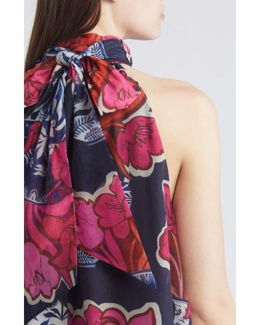 TED BAKER* ELODIZA セピア フローラル シルクMIXドレス Sepia Print Linen Silk Mini Shirt Dress - ELODIZA | Ted Baker