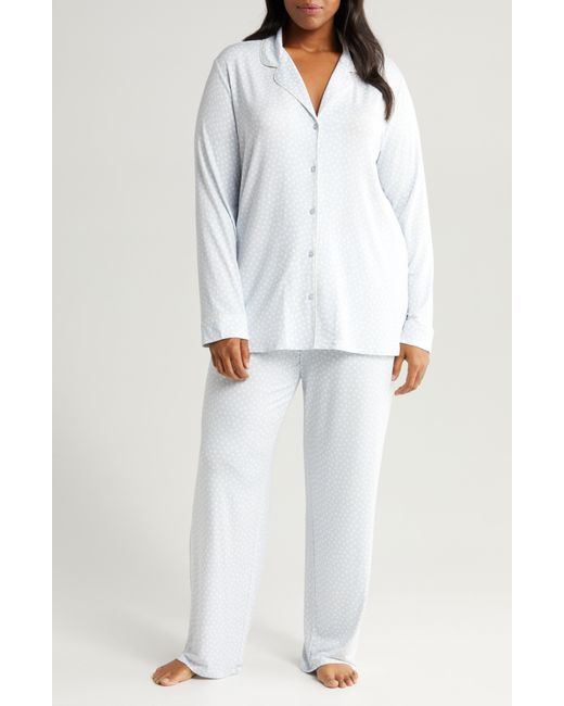 Nordstrom White Moonlight Eco Knit Pajamas