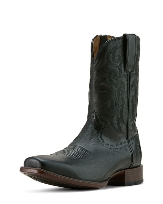 Ariat Black Bodie Western Boot for men