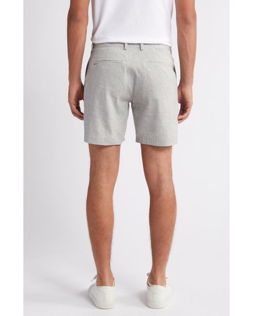 Nordstrom White City Linen Blend Hybrid Shorts for men
