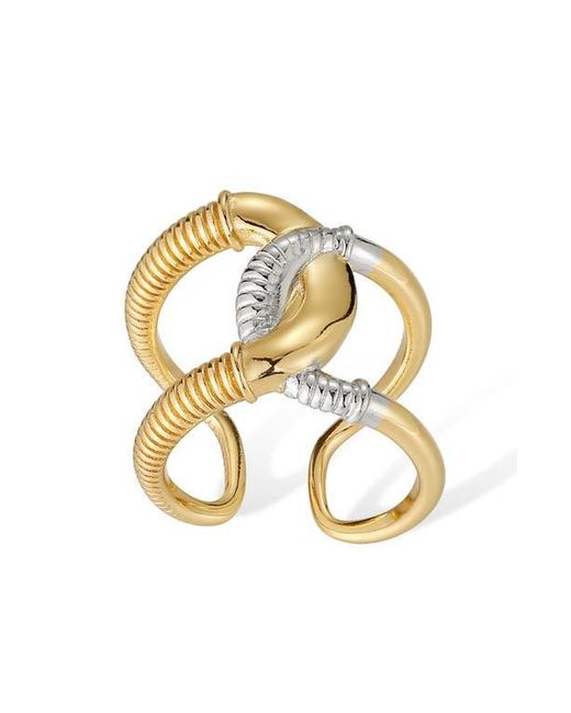 Retro Chic Metallic Colosseum Ring