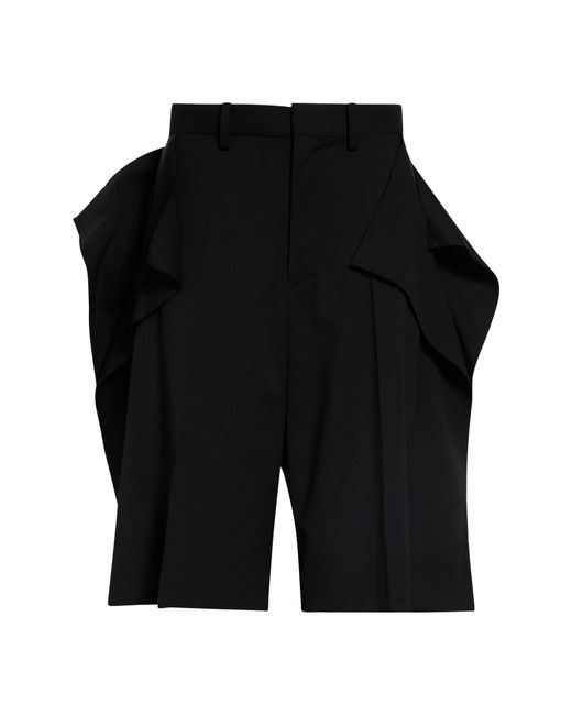 Undercover Black Ruffle Shorts