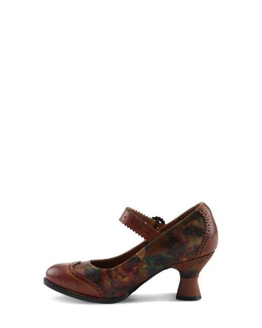 Spring Step Brown Macias Mary Jane Pump