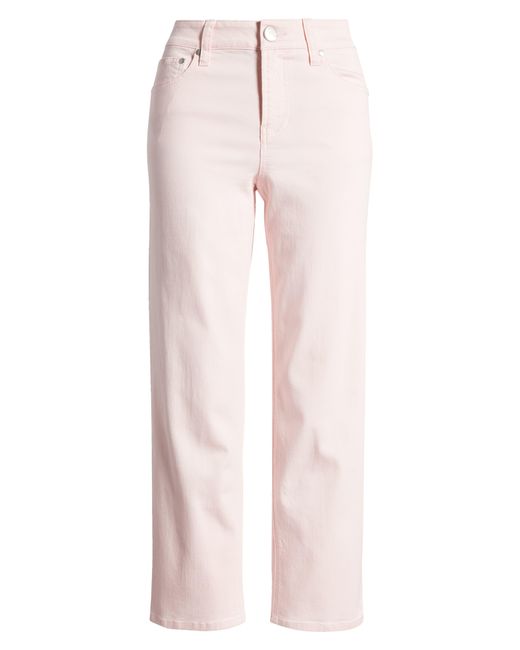 1822 Denim Pink Cheeky Crop Straight Leg Jeans