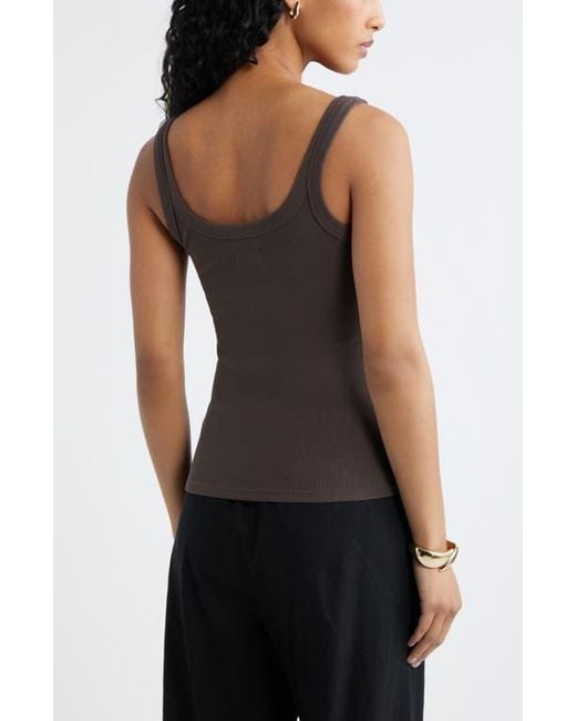 Open Edit Brown Rib Tank