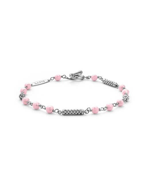 Lagos Caviar Icon Ceramic Bead toggle Bracelet At Nordstrom in