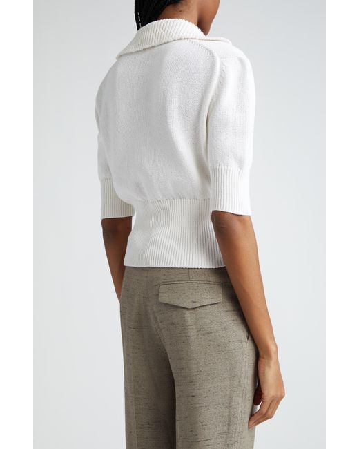 Proenza Schouler White Reeve Polo Sweater
