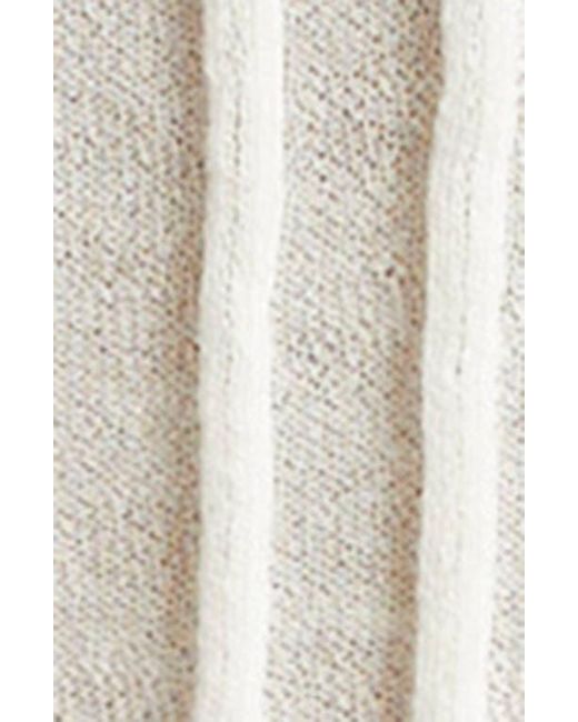 Loulou de Saison White Mabille Rib Long Sleeve Top
