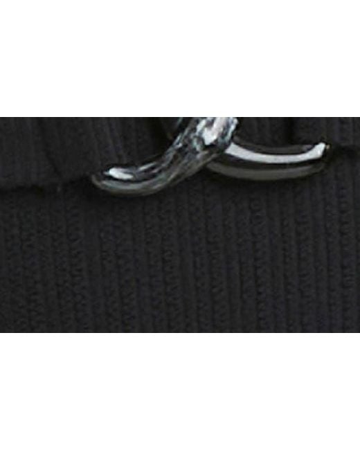 Sanctuary Black Rib High Waist Bikini Bottoms