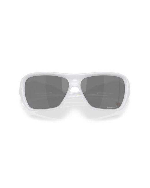 Oakley Gray 60Mm Prizm Rectangular Sunglasses for men