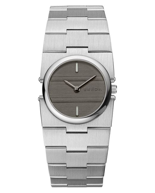 Breda Gray Sync Bracelet Watch, 25Mm
