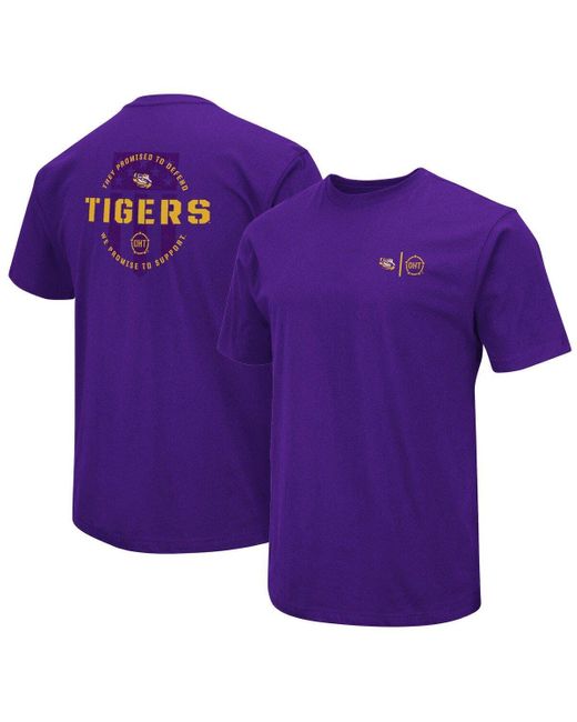Colosseum Athletics Purple Lsu Tigers Oht Military Appreciation T-shirt At Nordstrom for men