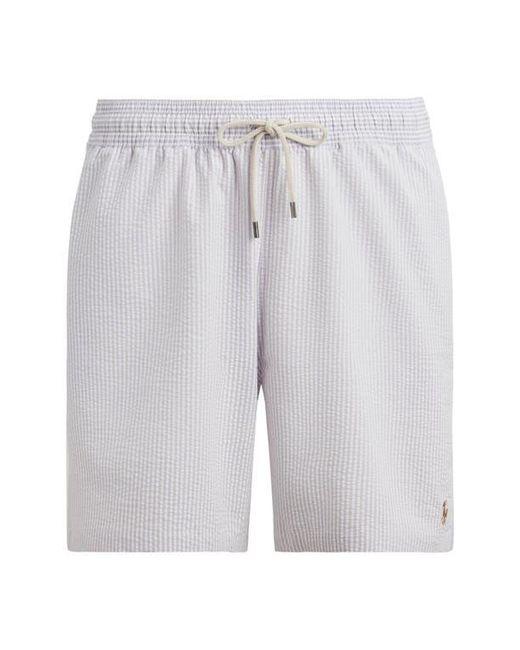 Polo Ralph Lauren Multicolor Traveler Seersucker Swim Trunks for men