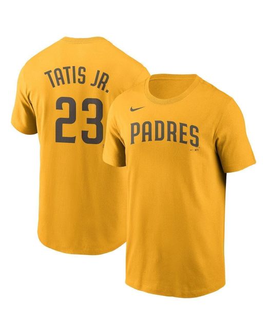 Nike Fernando Tatis Jr. San Diego Padres Name & Number T-shirt At ...