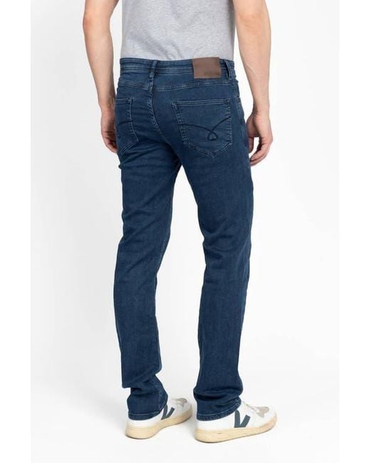 Jack Spade Blue Jack Fit Five Pocket Jeans for men