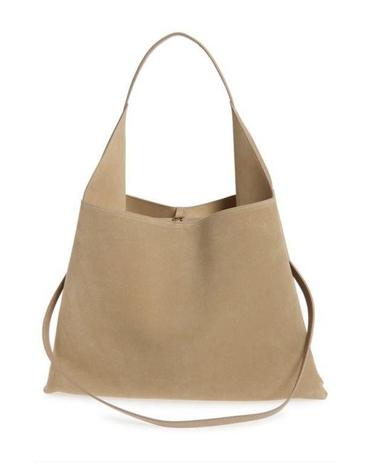 REE PROJECTS Natural Large Clare Suede Tote
