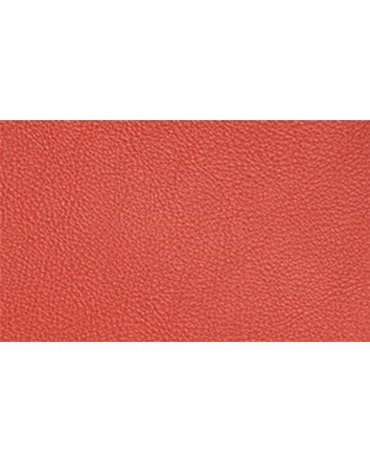 Mansur Gavriel Red Fortuna Leather Bowling Bag