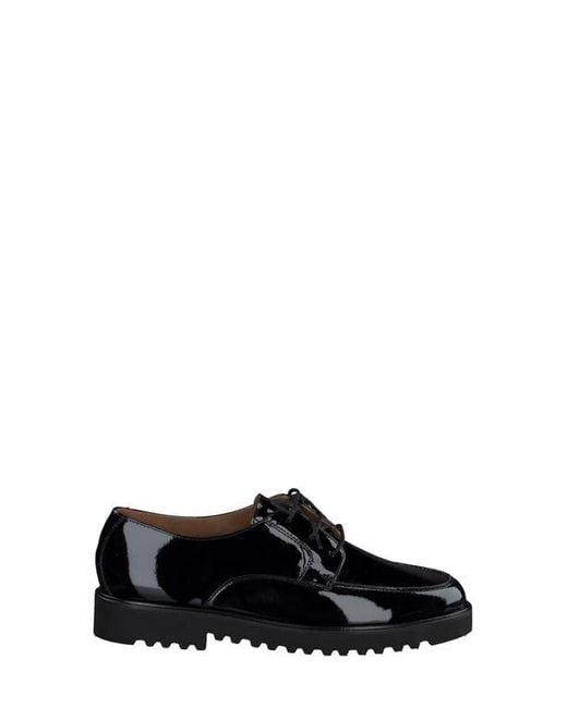 Paul Green Black Audra Lug Sole Derby