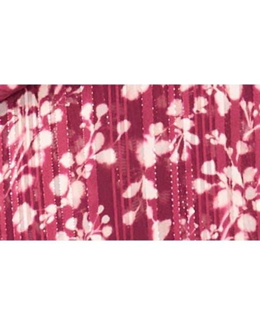 Parker Red The Livy Long Sleeve Cocktail Dress