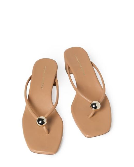 Loeffler Randall Natural Odessa Block Heel Sandal