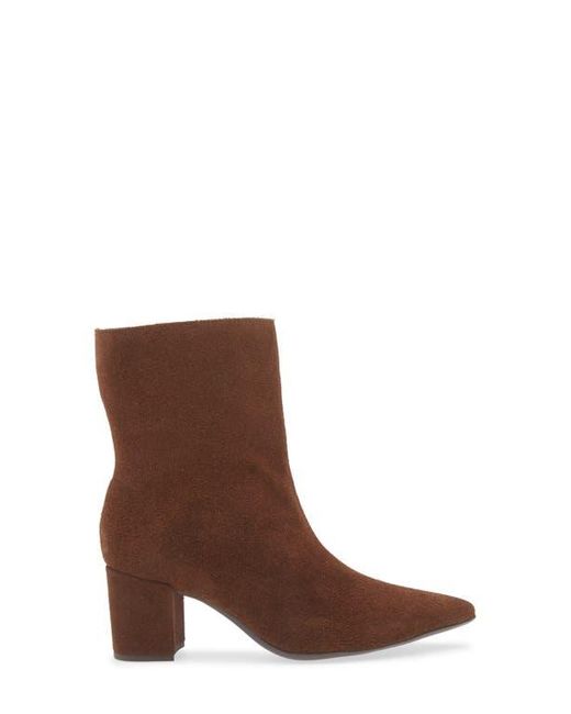 Chocolat Blu Brown Lynette Block Heel Bootie