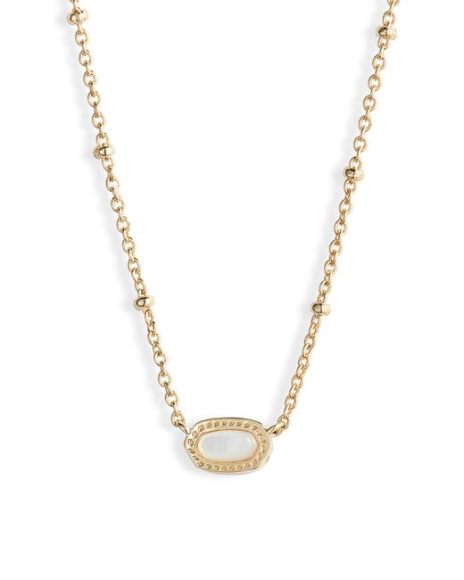 Kendra Scott Metallic Elisa Mini Pendant Necklace