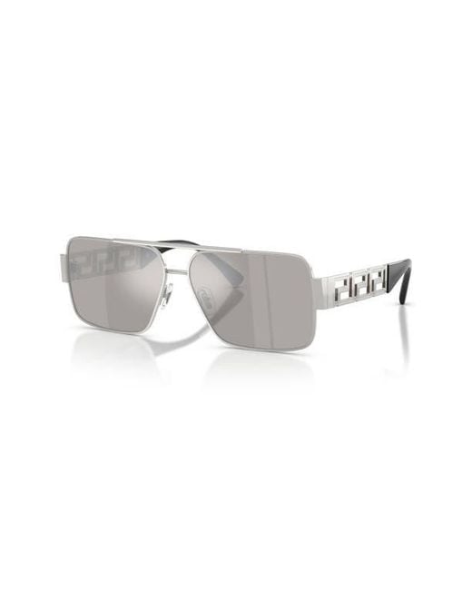 Versace Multicolor 61Mm Rectangular Sunglasses for men