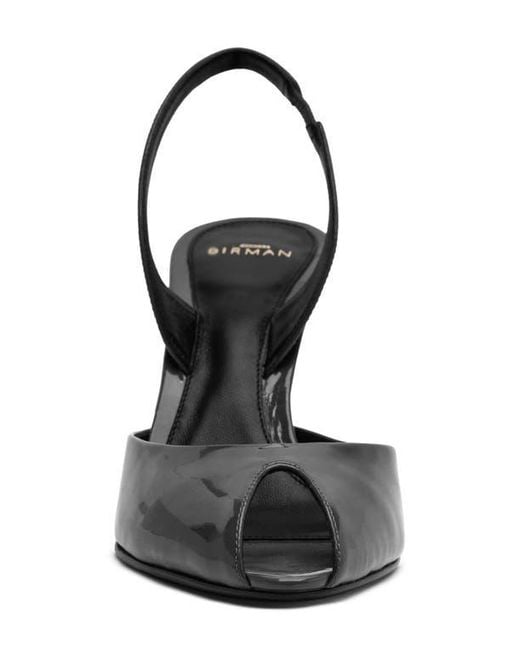 Alexandre Birman Black Miranda Slingback Pump