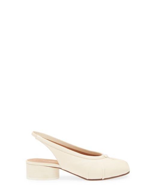Maison Margiela Natural Tabi Slingback Pump