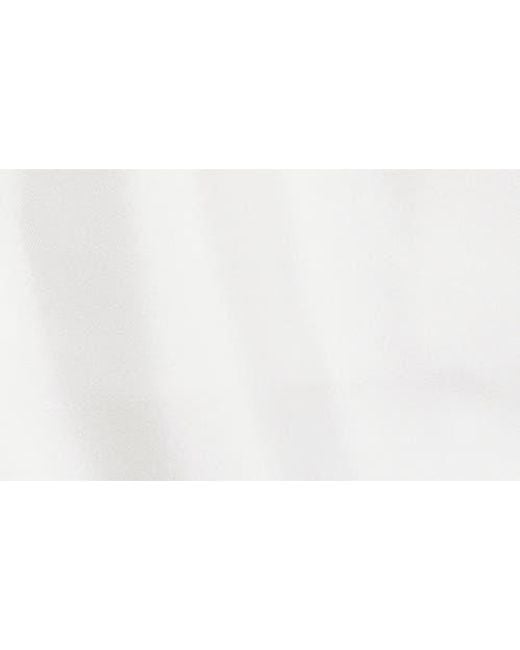Casablanca White Silk Drawstring Shorts for men
